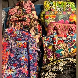 8 Vera Bradley assorted bags